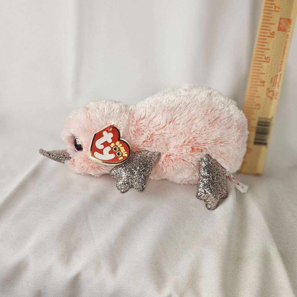 TY Beanie Boos Wilma Pink Platypus Small 6 inch Plush Stuffed Animal New 2019